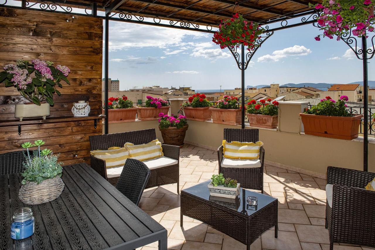 Casa I Gerani Vista Mare Lägenhet Alghero Exteriör bild